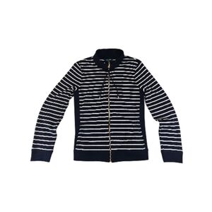 Ralph Lauren Navy and White Striped Cardigan